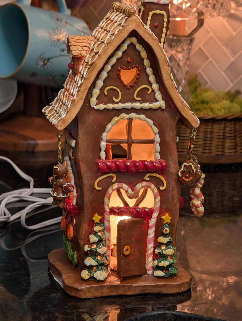 Illuminated Gingerbread House